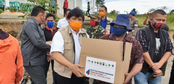 27.237 Paket Bantuan Sembako JPS untuk Warga Taput Disalurkan